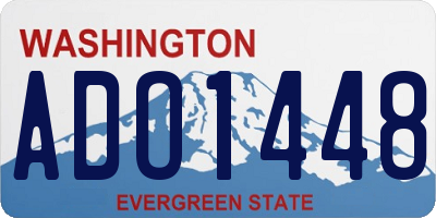 WA license plate ADO1448