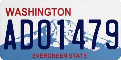 WA license plate ADO1479