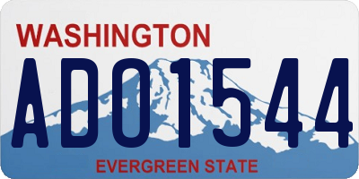 WA license plate ADO1544