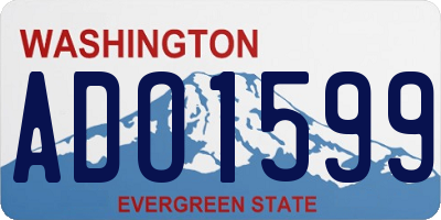 WA license plate ADO1599