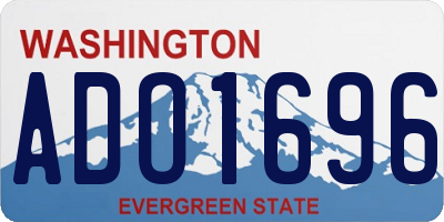 WA license plate ADO1696