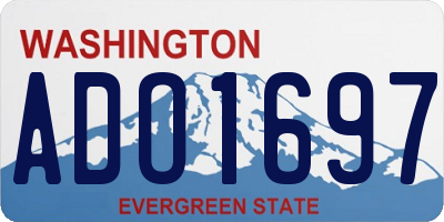 WA license plate ADO1697