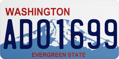 WA license plate ADO1699