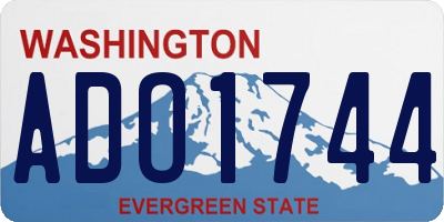 WA license plate ADO1744