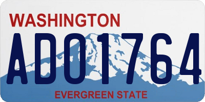 WA license plate ADO1764