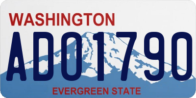 WA license plate ADO1790