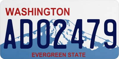 WA license plate ADO2479