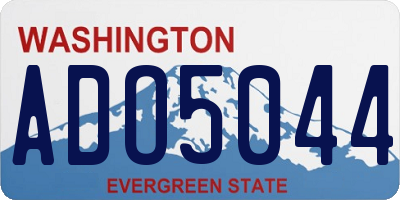 WA license plate ADO5044