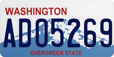 WA license plate ADO5269