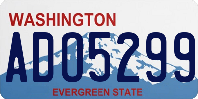 WA license plate ADO5299