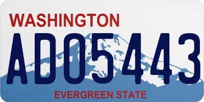 WA license plate ADO5443