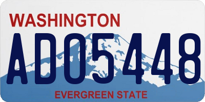 WA license plate ADO5448