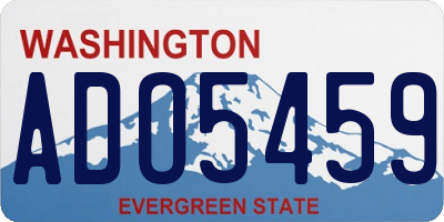 WA license plate ADO5459