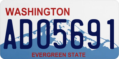 WA license plate ADO5691