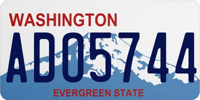 WA license plate ADO5744