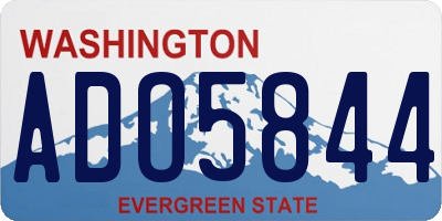 WA license plate ADO5844
