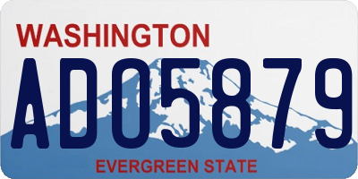 WA license plate ADO5879