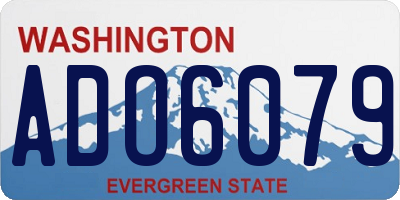 WA license plate ADO6079