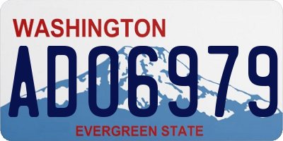 WA license plate ADO6979