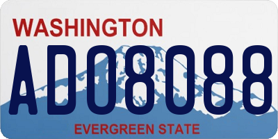 WA license plate ADO8088