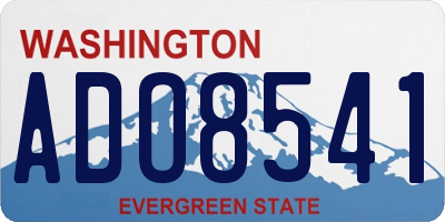 WA license plate ADO8541