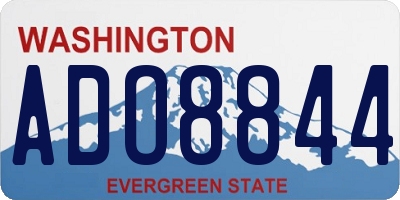 WA license plate ADO8844