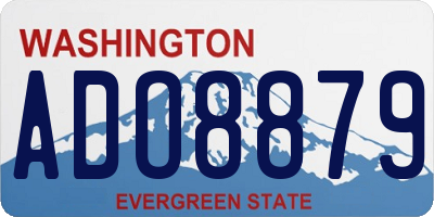 WA license plate ADO8879
