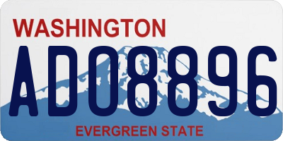 WA license plate ADO8896