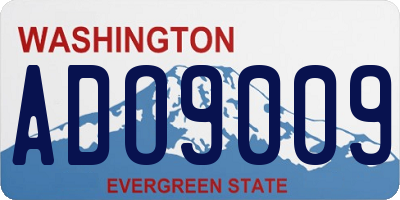 WA license plate ADO9009