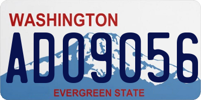 WA license plate ADO9056