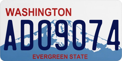 WA license plate ADO9074