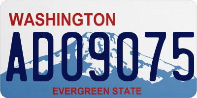 WA license plate ADO9075