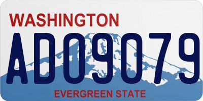 WA license plate ADO9079