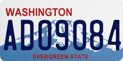 WA license plate ADO9084