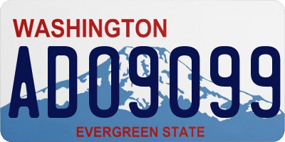 WA license plate ADO9099