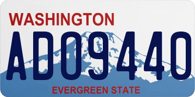 WA license plate ADO9440
