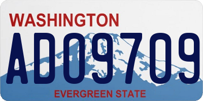 WA license plate ADO9709