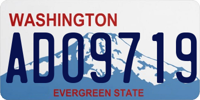 WA license plate ADO9719