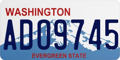 WA license plate ADO9745