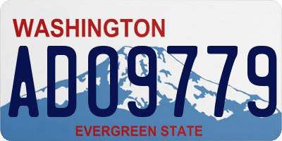WA license plate ADO9779