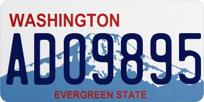 WA license plate ADO9895