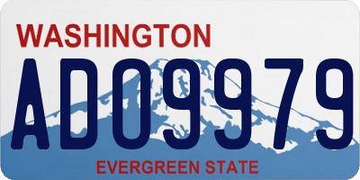 WA license plate ADO9979
