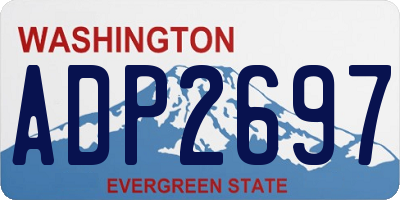 WA license plate ADP2697