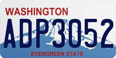 WA license plate ADP3052