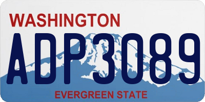 WA license plate ADP3089