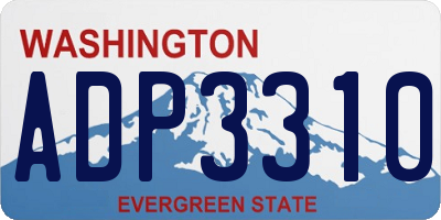 WA license plate ADP3310