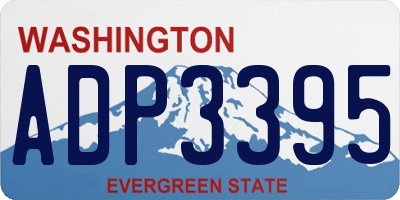WA license plate ADP3395
