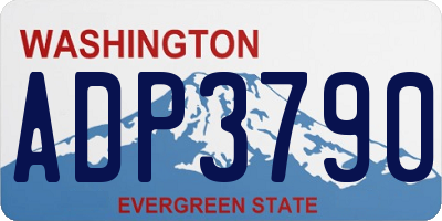 WA license plate ADP3790