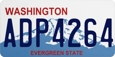 WA license plate ADP4264