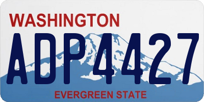 WA license plate ADP4427